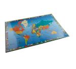 Sous-main rigide PVC Monde - 37,5x57,5 cm - Visuel