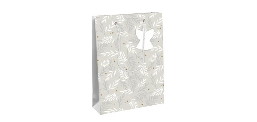 Naturel, sac large 26,5x14x33 cm - Gris