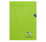 Cahier piqué Mimesys A4 96 pages grands carreaux couverture polypropylène Couleur aléatoire - Assortis