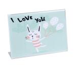 Lot de 10 porte-étiquettes A7 horizontal - Cristal