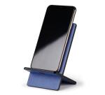 Rhodiarama support pour téléphone mobile simili cuir italien 13x8x8,5 cm - Saphir