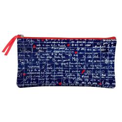 Le Mur des Je t'aime, Trousse plate en simili cuir 22x11 cm