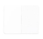 Carnet piqué Rhodia Classic 7,5x12 cm 48p petits carreaux 5x5 non détachables 80g - Blanc