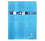 Cahier Travaux Pratiques piqué 24x32cm 80 pages grands carreaux + uni Couleur aléatoire - Assortis