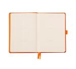 Rhodiarama Goalbook rembordé rigide A5 240 pages dot papier ivoire 90g - Tangerine