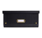 Cajas de almacenamiento NeoDeco - 35x51,5x16 cm, A3+ - Negro