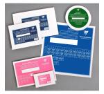 Prêt à peindre carton toilé 35x24cm 3mm 5P - Blanc