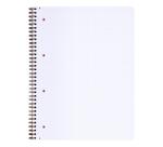 Carnet reliure intégrale Age Bag A4+ 160 pages détachables perforé 4 trous petits carreaux - Tabac