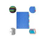 Clasificador Exacompta Harmonica con ventanas impresas sin gomas Nature Future cartulina lustrada 12 compartimentos