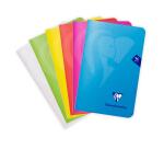 Carnet piqué Mimesys 11x17cm 96 pages petits carreaux Couleur aléatoire - Assortis