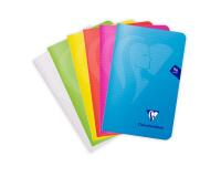 Carnet piqué Mimesys 11x17cm 96 pages petits carreaux Couleur aléatoire - Assortis