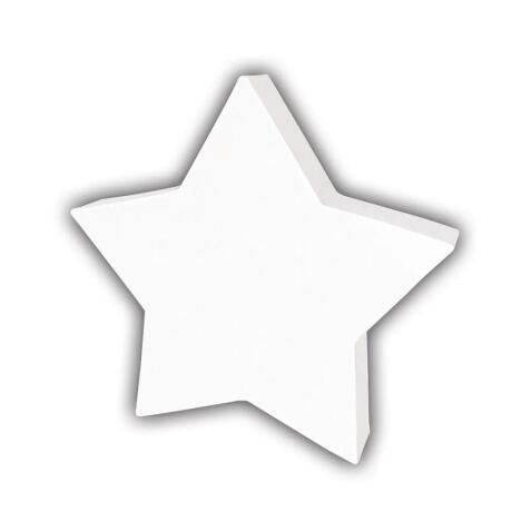 Etoile pleine 20,5cm - Blanc