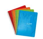 Cahier reliure intégrale 7000 17x22 cm 100 pages grands carreaux 70 g - Assortis