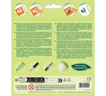 Set de 6 pochoirs enfants, Animaux de la ferme - Orange