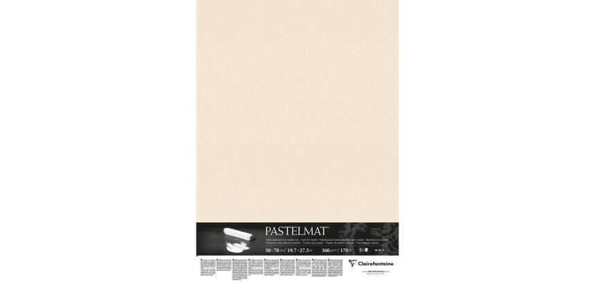 Pastelmat paquet 5F 50x70cm 360g - Beige