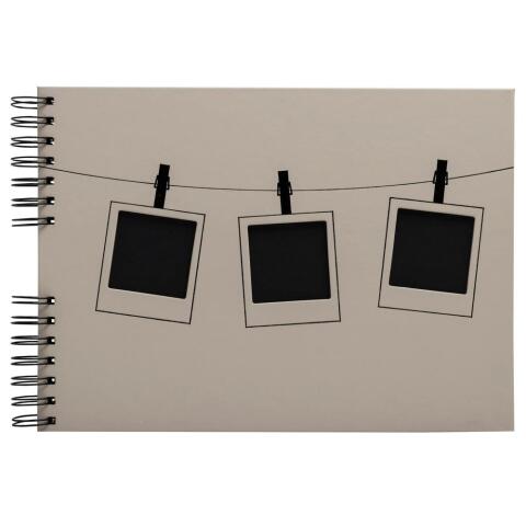 Álbum de fotografías para bebés INSTANTS 32x22 cm - 150 fotos 50 páginas - Beige