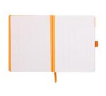 Rhodiarama Meeting A5+ 160 pages microperforé papier blanc 90g avec élastique + p-stylo - Noir