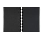 Goldline carnet spiralé 50F A5 140g portrait - Noir