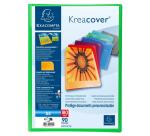 Protège-documents en polypropylène semi rigide Kreacover® - A4 - Couleurs assorties