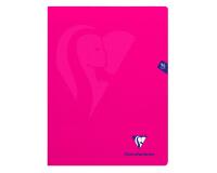 Cahier piqué Mimesys 24x32cm 96 pages grands carreaux couverture polypropylène