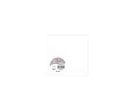 Paquet de 25 cartes simples Pollen 135x135mm 210g/m² - Blanc