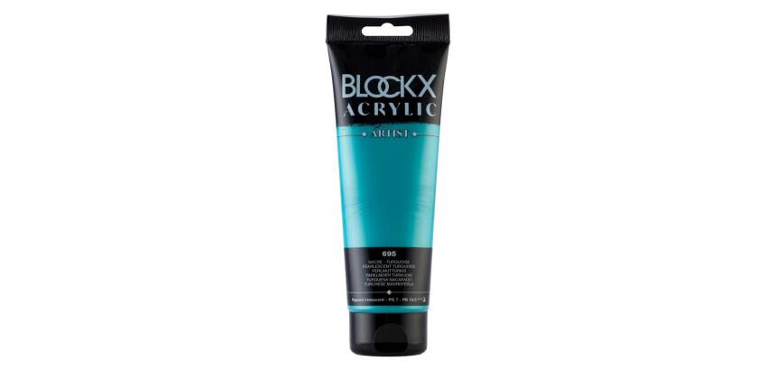 Peinture acrylique fine tube 250ml - Turquoise nacré