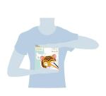 Graffy Pop Mask, Animaux - Bleu