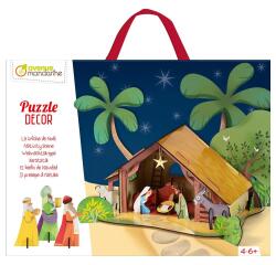 Puzzle Decor, Crèche de Noël - Multicolore