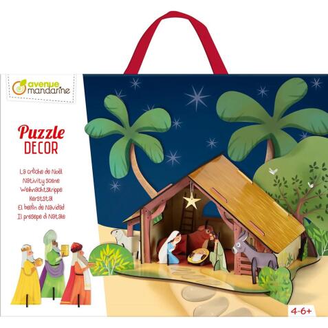 Puzzle Decor, Crèche de Noël - Multicolore
