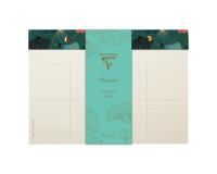 Gaïa bleu, bloc planner à rivets 24 x 17 cm 60 feuillets imprimés détachables