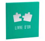 Livre d'or 140 pages 21x19cm PUZZLE - Visuels assortis