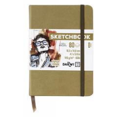 DFY Sketchbook A6 80F 140g - Kaki