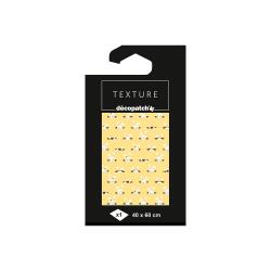 Papier Texture Décopatch n°781 - 1 feuille 40x60cm - Jaune