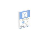 Paquet de 50 Cartes de visite 82x128mm - Bristol 220g/m2 - Blanc