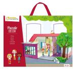 Puzzle Décor, L'école - Multicolore