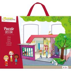 Puzzle Décor, L'école - Multicolore