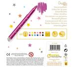 Pochette 12 feutres pailletés