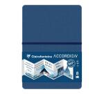 Accordion Book carnet accordéon 9F A5 300g - Bleu