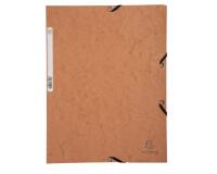 Chemise 3 rabats à élastiques carte lustrée 400g/m2 - A4