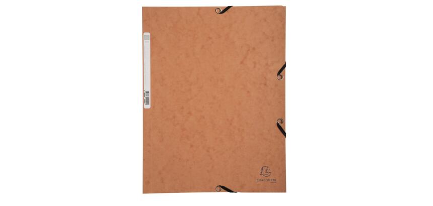 Chemise 3 rabats à élastiques carte lustrée 400g/m2 - A4