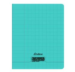 Cahier d'écriture piqué 8000 POLYPRO 17x22 cm 32 pages grands carreaux 2 ,5mm 90 g