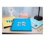 Album photo à spirales 60 pages noires Milano - Bleu