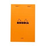 Bloc agrafé Rhodia N°14 11x17 cm 80 feuillets ligné 80g - Orange