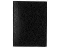 3 Flap Folder without Elastic Straps 400gsm Hard glazed mottled premium pressboard A4