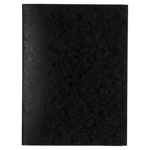 Carpeta Exacompta sin gomas con 3 solapas cartulina lustrada 400grs Nature Future - A4 - Negro