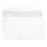 Boite de 500 Enveloppes Blanches DL- 110x220mm - Auto-Adhésives - 90g/m2 - Blanc