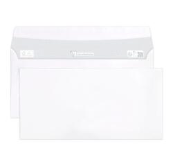 Box of 500 White DL Envelopes - 110x220mm - Self-Adhesive - 90gsm - White