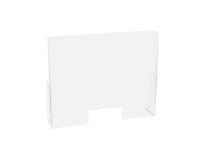 Pantalla de protección de pie 95x58cm - Cristal