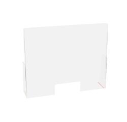 Pantalla de protección de pie 95x58cm - Cristal