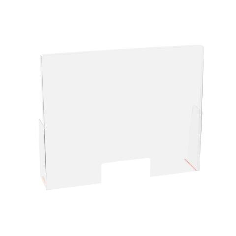 Pantalla de protección de pie 95x58cm - Cristal